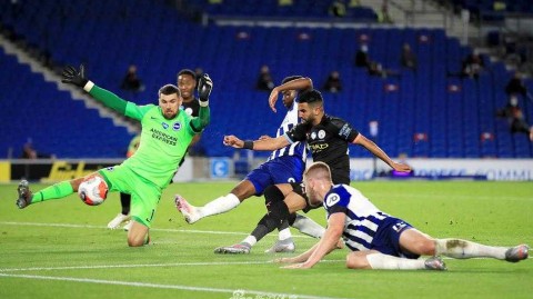 布莱顿惨吞五蛋 斯特林闪耀美国运通社区球场