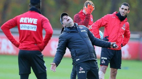 科隆深秋练兵忙 决战门兴之前的热身瞬间