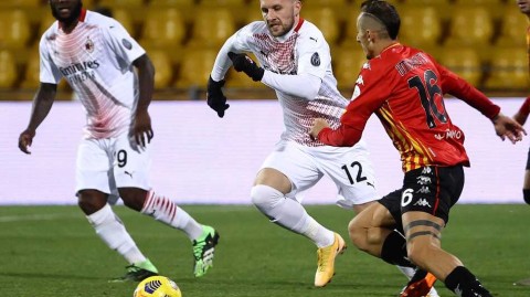 意甲焦点：十人米兰客场擒敌，红黑军团新年首战告捷重返榜首