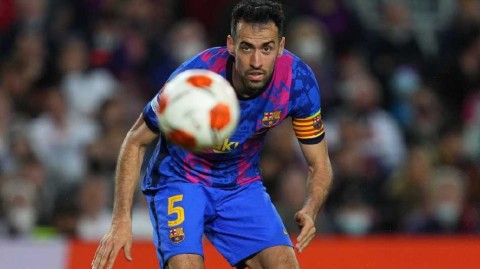 布斯克茨荣膺本赛季西甲成功传球王