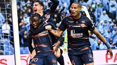 蒙彼利埃主场力克雷恩 马维迪迪头槌制胜