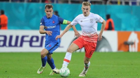 欧协联铁锤帮客场告捷创全胜纪录 青春风暴席卷布加勒斯特