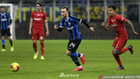 埃里克森冬日首秀点燃蓝黑 孔蒂的国米在杯赛中奏响胜利狂想曲