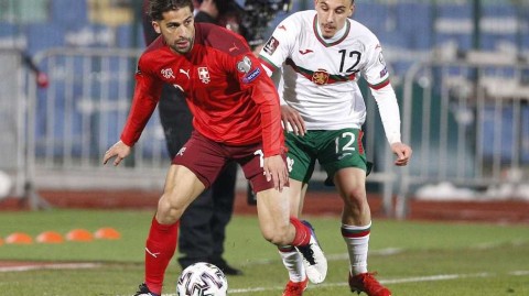 索菲亚寒夜中的闪电战：瑞士三分钟两球击溃保加利亚