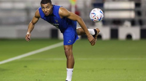 卡塔尔多哈法国队训练备战精彩瞬间