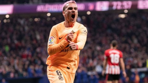 西甲烽火：格列兹曼一箭定江山 马德里竞技力克毕尔巴鄂竞技