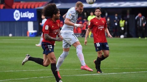 潘普洛纳的雨夜，奥萨苏纳用一场3比1为蝙蝠军团奏响挽歌