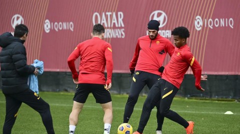 罗马备战意甲第十九轮 红狼军团严阵以待