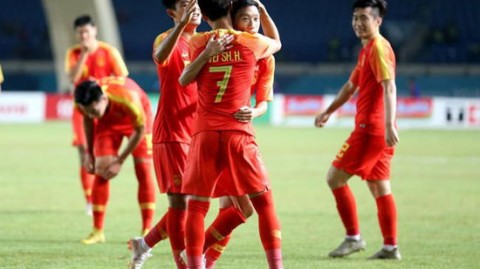 新帅安东尼奥取两连胜！中国男足亚运队4-0缅甸提前晋级