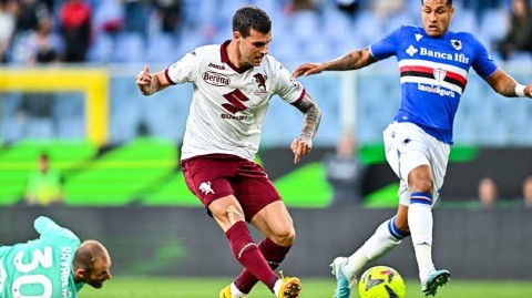 热那亚灯塔黯淡之夜 都灵客场奏凯送桑普深陷降级区