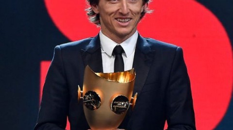 莫德里奇荣膺克罗地亚二零一八年度最佳运动员