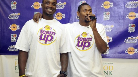 阿泰斯特领衔湖人社区关怀行动 二六年四月洛杉矶再掀公益热潮