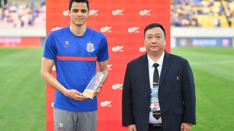 莫雷诺荣膺中超首轮最佳球员 十年传奇再添华彩篇章