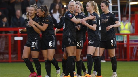 英女超补赛激战：枪手客场大胜海鸥军