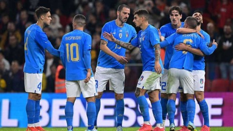 友谊赛蓝衣军团逆境翻盘 格里福闪耀引领意大利逆转胜