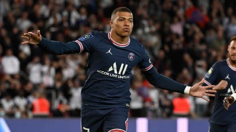 姆巴佩法甲里程碑追平传奇伊布 巴黎队史射手榜再迎新篇