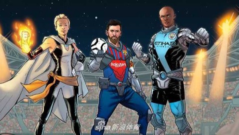 当足坛传奇队长化身漫威英雄，绿茵场即是他们的宇宙