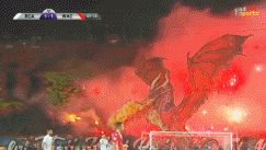 烈焰焚天看台化作地狱之门 卡萨布兰卡德比惊世巨龙横空出世