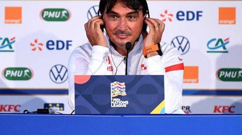 格子军团的法国之约：克罗地亚队赛前发布会与训练直击