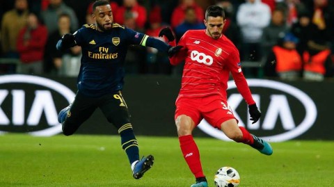 欧联杯风云：枪手青年军绝地反击，客场连扳两球逼平标准列日昂首晋级