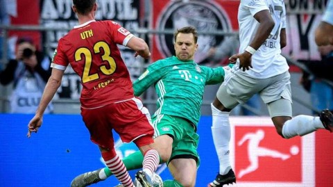 慕尼黑风暴席卷莱茵能源球场 莱万闪击格纳布里双响