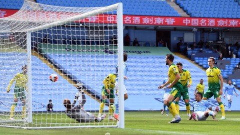 蓝月亮的完美收官：曼城五球狂胜诺维奇，大卫-席尔瓦的英超告别战