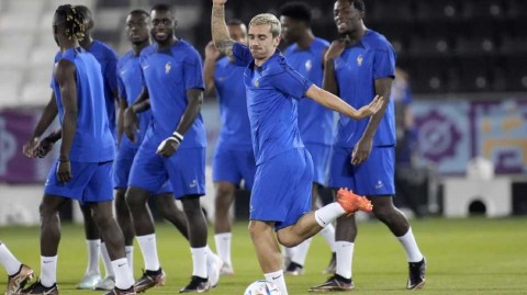 法国队多哈备战训练揭秘 格列兹曼新角色如鱼得水