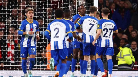 布赖顿逆转阿森纳挺进英联杯十六强