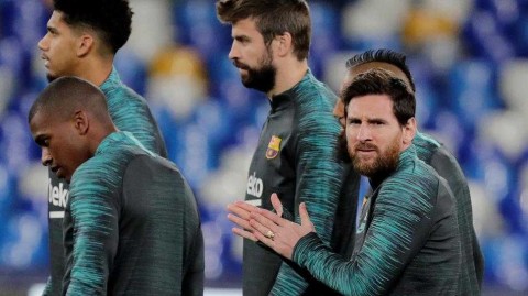 巴塞罗那欧冠关键战前夕 众将厉兵秣马静候那不勒斯