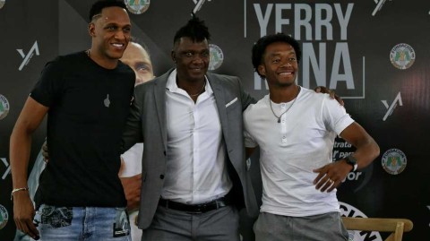 哥伦比亚双星闪耀公益赛场 米纳基金会扩建为家乡点亮希望之光