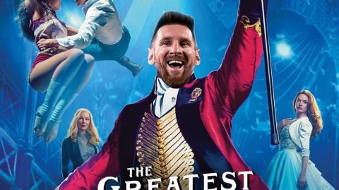 当足球传奇闯入光影世界：梅西化身马戏之王，C罗变身铁血战士