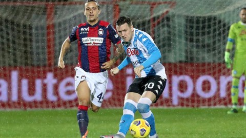 蓝色风暴席卷埃齐奥·希达球场：那不勒斯客场四球大胜克罗托内