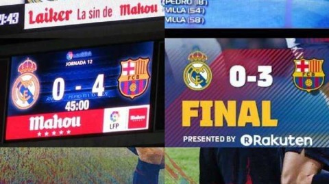 巴萨皇马百年恩怨录：那些令宿敌胆寒的大比分血夜