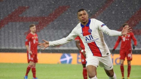 慕尼黑之夜的新王加冕，姆巴佩双响炮击碎纪录