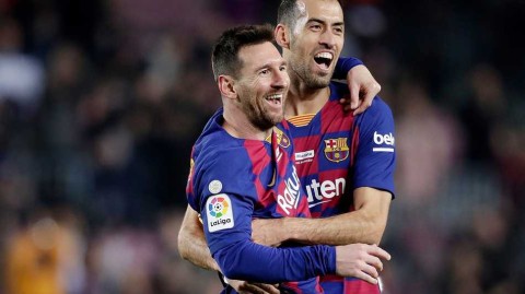 梅西金球加冕夜戴帽封王，巴塞罗那诺坎普奏响华丽五重奏