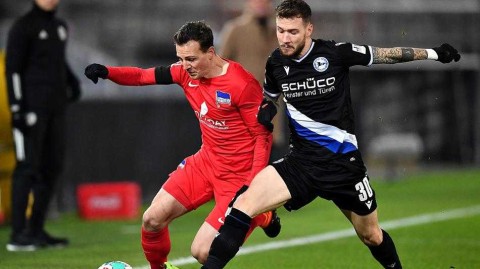 旭日东升破严寒，比勒费尔德主场擒下柏林赫塔赢下保级六分战