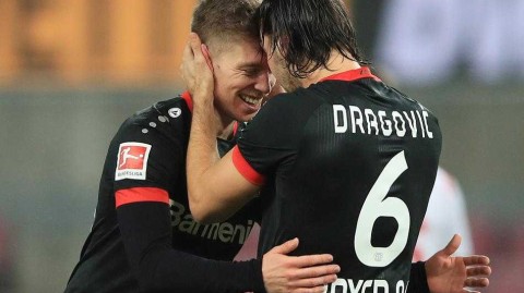 科隆主场沦陷，勒沃库森四球狂胜继续领跑德甲