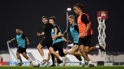 备战世界杯的丹麦勇士们