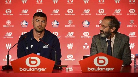 布尔ák·伊尔马兹亮相里尔 昔日国安锋霸开启法甲新征程