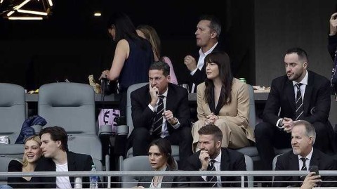 家族总动员：贝克汉姆携妻儿见证迈阿密国际队荣耀时刻