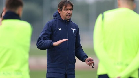 蓝鹰振翅待飞 拉齐奥欧冠小组赛前最后一练