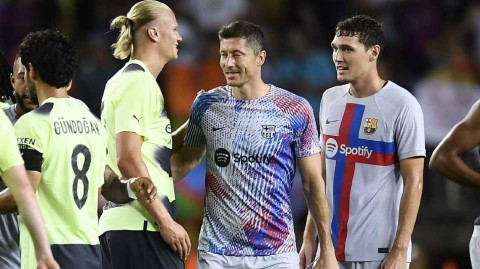 慈善友谊赛诺坎普上演进球盛宴 巴萨曼城激战成和为渐冻症而战