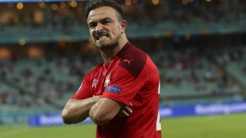 欧洲杯每日之星：小个子巨人沙奇里，用世界波照亮瑞士的天空