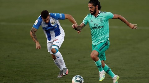 西甲收官战：皇马客平莱加内斯，拉莫斯创纪录阿森西奥破门