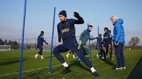 热刺训练场上的专注与激情