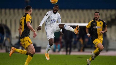 欧联杯经典战：瓦尔迪点射建功，莱斯特城客场险胜雅典AEK