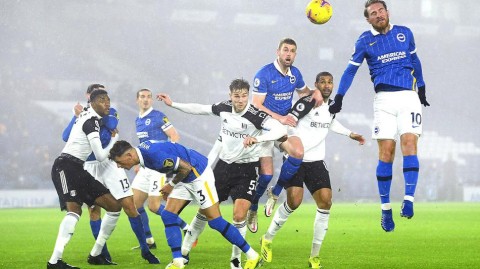 美国运通社区的进球荒 布莱顿与富勒姆的保级六分战互交白卷