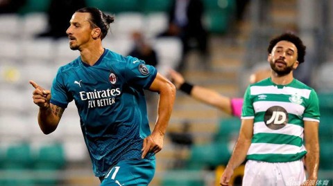 红黑军团客场奏凯 伊布欧冠回归破门引领米兰晋级