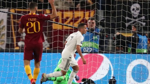 罗马奥林匹克的那个夜晚，贝尔和巴斯克斯让皇马提前撞线