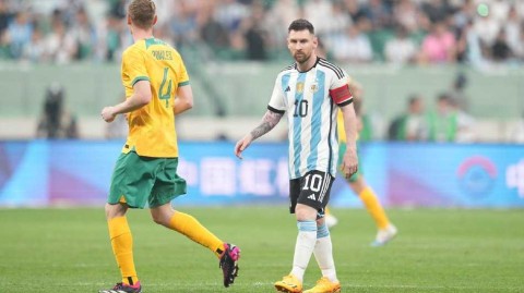 梅西八十一秒神级闪击五万球迷京城见证球王传奇